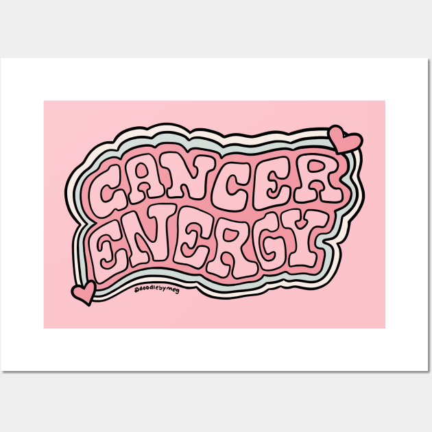 Cancer Energy Wall Art by Doodle by Meg